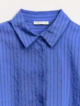 Блуза оверсайз из вискозы с длинным рукавом ZR2605012013-46 / Zarina