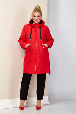 Плащ SHETTI 2188 красный