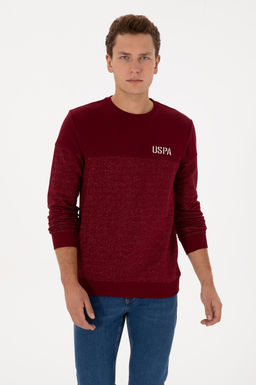 Erkek Bordo Sweatshirt