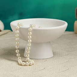 Кашпо - подставка "Кристофер", 13х13х8см, белое