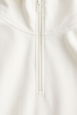 Sudadera oversize con media cremallera - H&m фото 4
