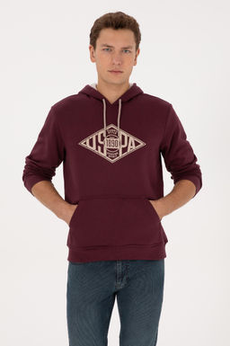 Erkek Bordo Sweatshirt
