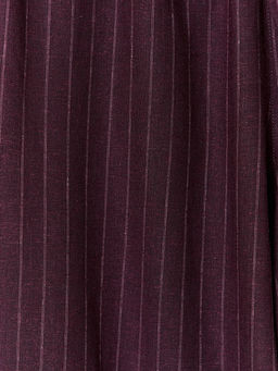 Брюки домашние женские коричневые в полоску - Mark formelle фото 8