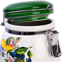 60145 Банка для сыпучих 700мл Лесные ягоды с лимонами дол/жел LR (х36) - Mayer&boch фото 4