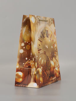 Цена за 2 шт. Пакет подарочный «Золотой праздник», 26×12×32 см