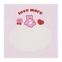 Блок с липким краем «Мишки», 74×74 мм, 90 листов, МИКС