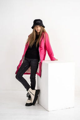 Плащ для девочки "Найс" фуксия