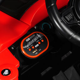 Электромобиль детский "Внедорожник" (цвет красный)