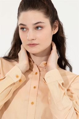 Рубашка женская шафрановая Uzunkol Basic - U.s. polo assn фото 2