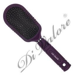 Di Valore 301-045M#4 Расческа массажная с метал. зубьями, ФИОЛЕТОВАЯ 22,5см