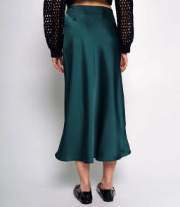 Юбка #КТ2103, изумрудный - Dommod фото 9