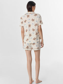 Комплект домашний женский молочный с принтом - Mark formelle фото 2