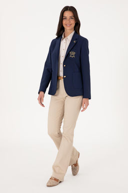 Kad_n Lacivert Ceket Sepette S_rpriz _ndirim - U.s. polo assn фото 4