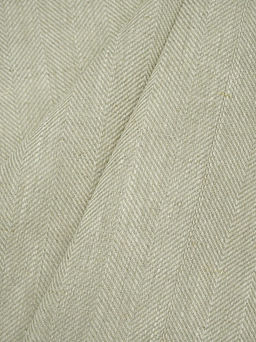 Льняной жаккард Елочка цв.натуральный, ш.1.5 м, лен-100%, 280гр/м.кв - Купава фото 6