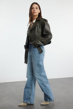 Mavi Y_ksek Bel Wide Leg Jeans TWOAW25JE00091 - Trendyolmilla фото 2