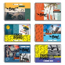 Светоч Альбом для рисования, 100 г/м2 A4 29 х 20.5 см 6 шт. на гребне 40 л. 40АЛГР4_000237 Будь лучшим