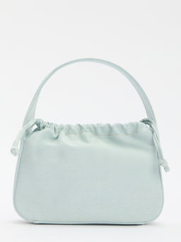 Женская сумка с ручками из денима MAISON DAVID LOLA Артикул 4354480, бледно-голубой