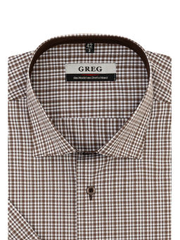 Сорочка мужская короткий рукав GREG 555/109/1100/Z/1p