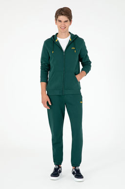 Мужские темно-зеленые спортивные штаны