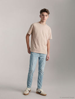 Джинсы детские Super Skinny Fit рваные
