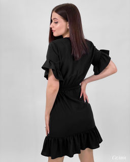 Платье Селин (черный) - Nadi bordo фото 3