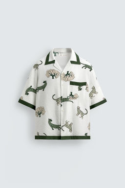 ANIMAL PRINT SHIRT - Zara фото 8