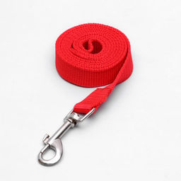 Поводок 1,2 х 2 см, полиэстер, красный