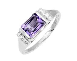 Кольцо из серебра аметист, Сеньора