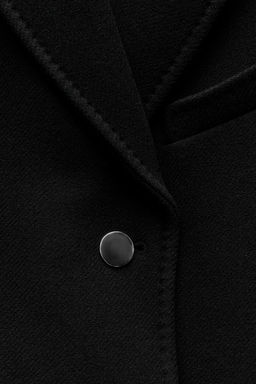 ZW COLLECTION LONG MANTECO WOOL BLEND COAT - Zara фото 6