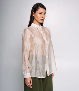 Рубашка #КТ026 (1), светло-бежевый