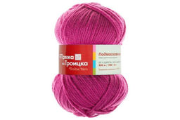 Подмосковная пряжа Россия ТР  50%шерсть 50%акрил 10х100г/250м Цвет:0794-Глубокий синий