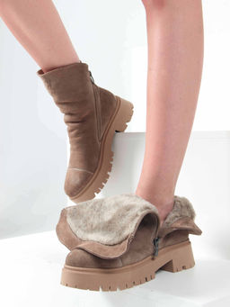 Ботинки EDART 233.2094 br. коричневый капучино/мех - Ed'art фото 6