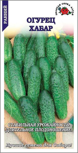 Огурец Хабар 0,5г (Золотая сотка Алтая)