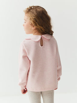 Свитшот Розовый меланж утепленный - Bungly фото 8