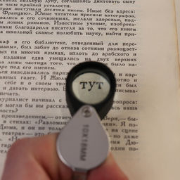 Лупа складная, 10х, d=1.8 cм