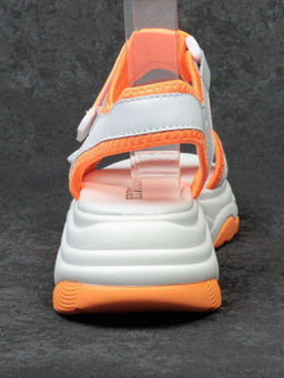 08-PEA44-4 ORANGE Босоножки (натуральная кожа, стелька натуральная кожа) - Фабричный китай фото 11