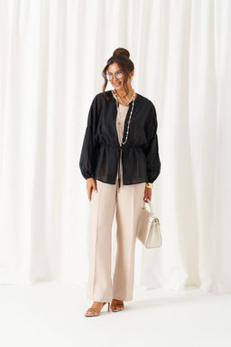 Костюм Beautiful Free 6448 бежево-черный