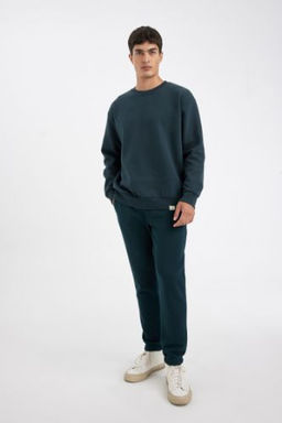 Relax Fit Kal?n Jogger Esofman Alt? Basic Duz Beli Bagc?kl? Lastikli Paca Cepli