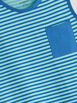 Bisiklet Yaka Dinozor Bask?l? Erkek ?ocuk Atlet