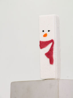 Бомбочка для ванны прямоугольная «Снеговик», 70 г, URAL LAB