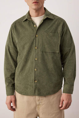 Haki Regular Erkek Gomlek TMNAW26GO00021