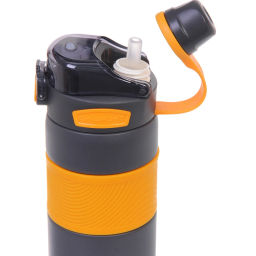 Термос 600мл "Фитнесс", цвет темно-серый