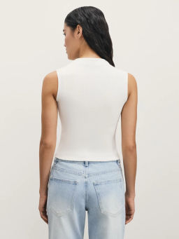 Базовый топ в рубчик / Zarina  фото 5