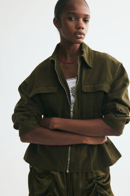 Chaqueta cargo con cord?n de ajuste - H&m фото 2