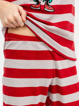 Пижама для мальчиков (джемпер, брюки) в расцветке красная полоска - Mark formelle фото 4