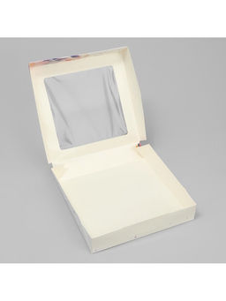 Цена за 5 шт. Кондитерская упаковка, коробка с ламинацией «Цветы», 20×20×4 см