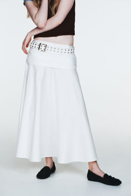 VOLUMINOUS MIDI SKIRT - Zara фото 15