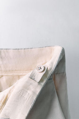 6-10 YEARS/ LIMITED EDITION LINEN BLEND BERMUDA SHORTS - Zara фото 3