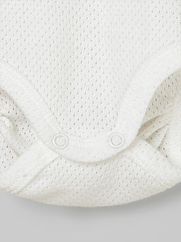 Боди с крылышками "Молоко" из ажурного хлопка 0+