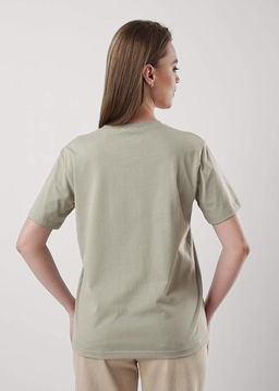 CLE Футболка жен. 256682кдт_п оливковый - Clever wear фото 4